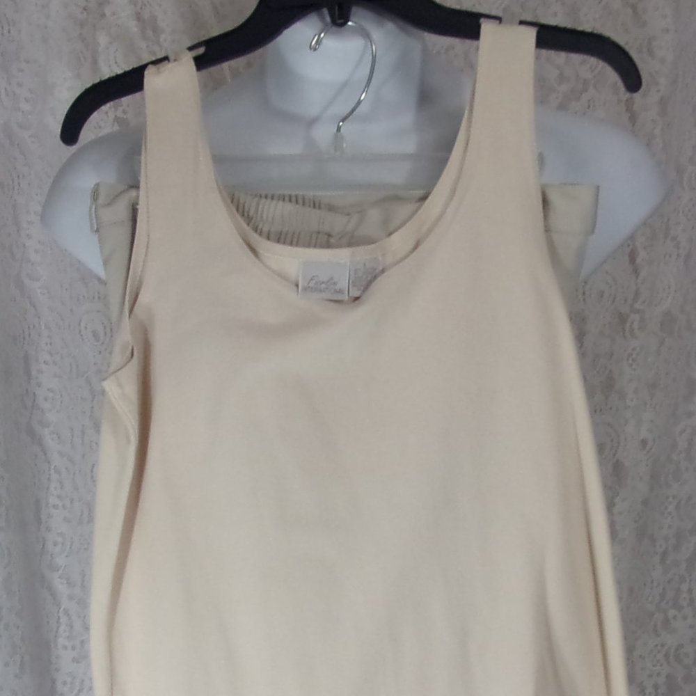 Fiorlini Beige Tank Knit w/ stretch